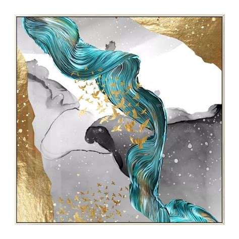 Gold Art Abstract Paintings On Canvas Art Gold Painting Modern Etsy