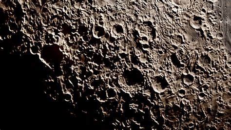 Download Wallpaper 1920x1080 Craters Relief Moon Dark Full Hd Hdtv