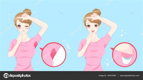 Women With Armpit Problem Stock Vector Image By ©estherqueen999 150479340