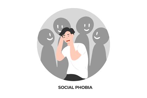 Illustration Social Phobia Graphic By Uppoint Design · Creative Fabrica