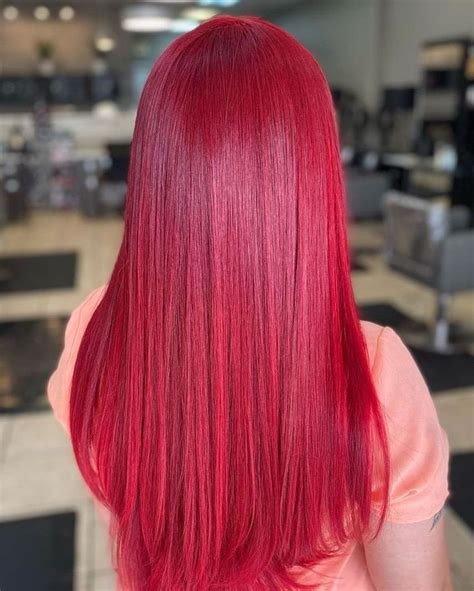 Red Color Depositing Shampoo And Conditioner In Ruby Red Hair