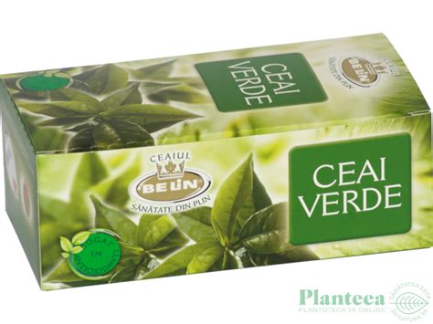 Belin Ceai Verde 100dz Pret 109 Lei Planteea