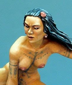 Female Nude Study Feral Warrior Dark Sword Miniatures