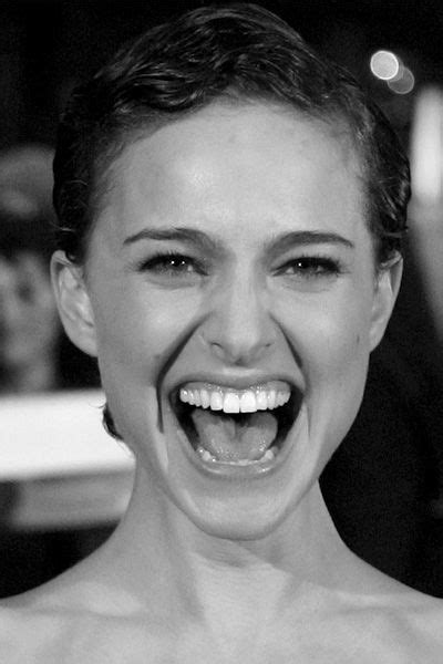 Natalie Portman Beautiful Smile With White Teeth Dental Care Smile
