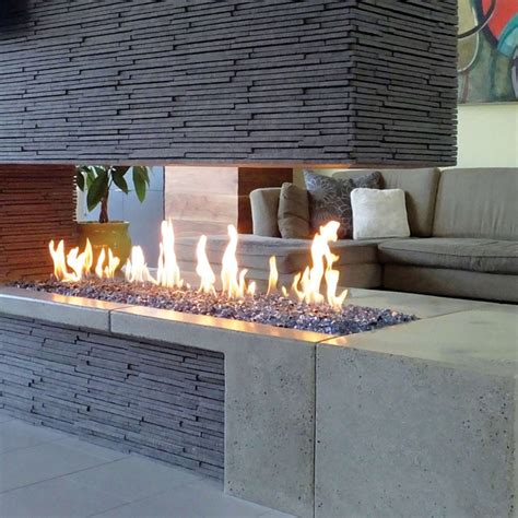 Spark Indoor Linear Burning System Stone Inc