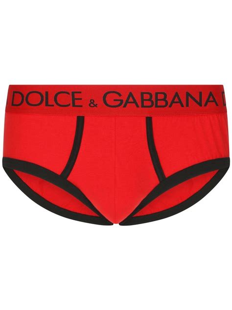 dolce and gabbana logo waistband stretch cotton briefs farfetch