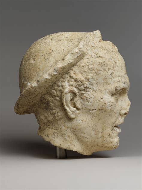Marble Head Of An Old Fisherman Roman Imperial The Metropolitan
