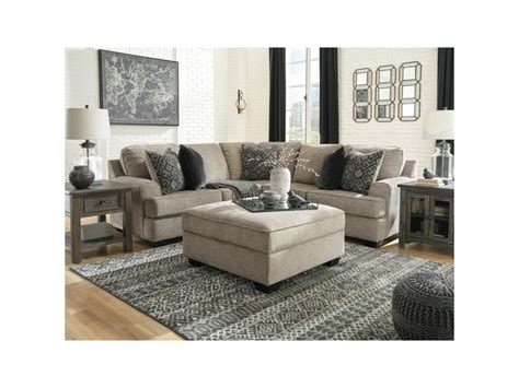 Signature Design By Ashley Bovarian 2 Piece Sectional With Track Arms