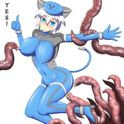 Rule 34 Anal Animal Ears Blue Eyes Bodysuit Breasts Cat Ears Cat Tail