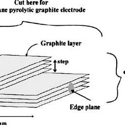 schematic representation   step edge   highly ordered pyrolytic  scientific