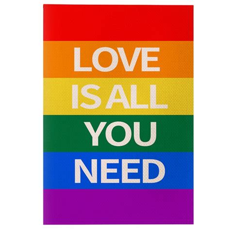 famure love is love garden pride flag vertical double sided flag for gay lesbian pansexual