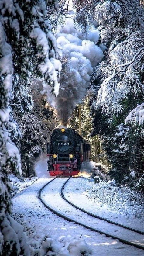 1920x1080px 1080p Free Download Steam Train Locomotive Snow Trees
