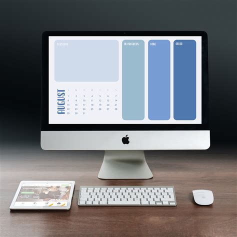 Editable Desktop Wallpaper Organizer Calendar 2021 Desktop Wallpaper