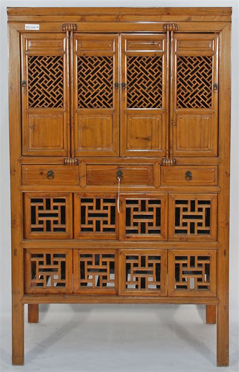 Bk0008y Antique Chinese Kitchen Cabinet A Stunning Example Flickr