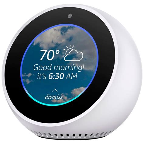 Amazon Echo Spot Reloj Despertador Inteligente Con Alexa Sandstone