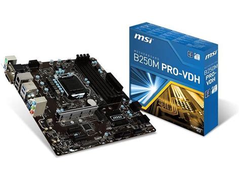 Refurbished Refurb Msi Pro Series Intel B250 Lga 1151 Ddr4 Hdmi Usb