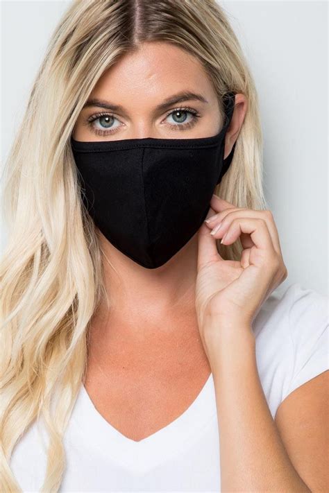 3 Masksset Adult Face Masks Cotton Made In Usa Etsy