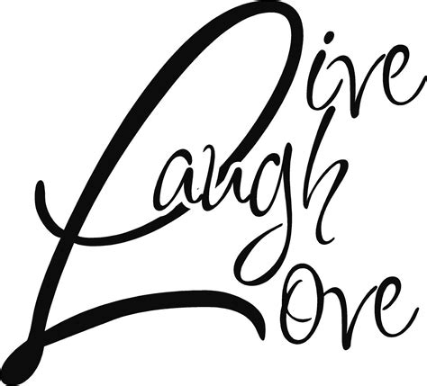 Live Laugh Love Wall Art Decal Home Decor Famous And Inspirational