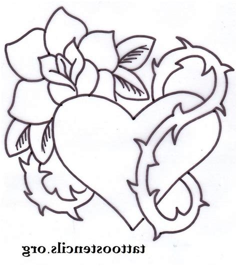 Heart Flower Tattoo Heart Tattoo Designs Heart Tattoo