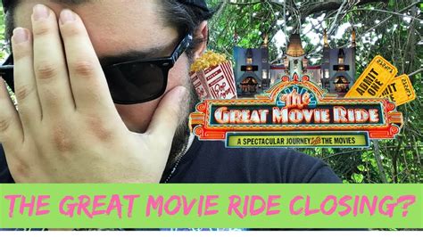 Join me on my final ride of the great movie ride. The Great Movie Ride is CLOSING????? | Nerd Hikes - YouTube