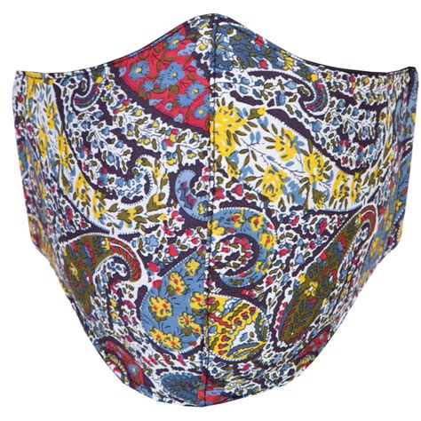 Adjustable Limited Edition Bourton Paisley Face Mask Accessories Face