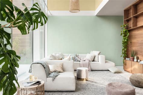 Dulux Colour Of The Year 2020 Tranquil Dawn Modern Living Room