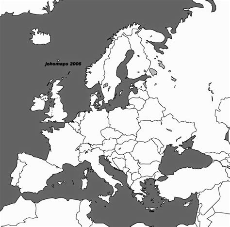 Blank Printable Map Of Europe Map Vrogue Co