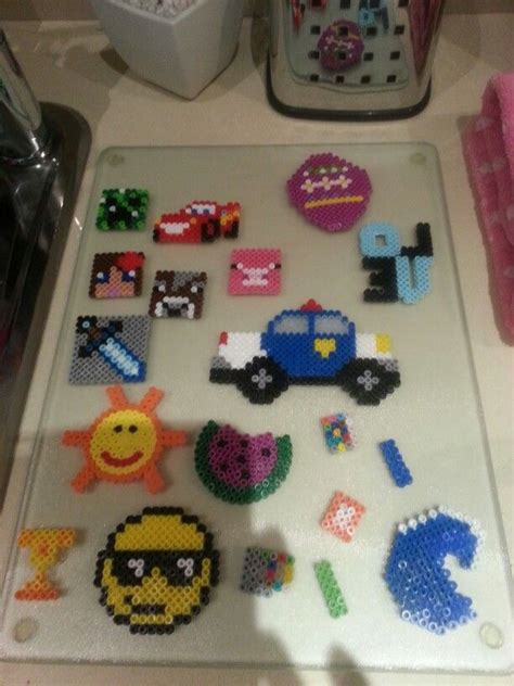 Todays Rainy Day Craft With Perler Beads Perler Beads Rainy Day