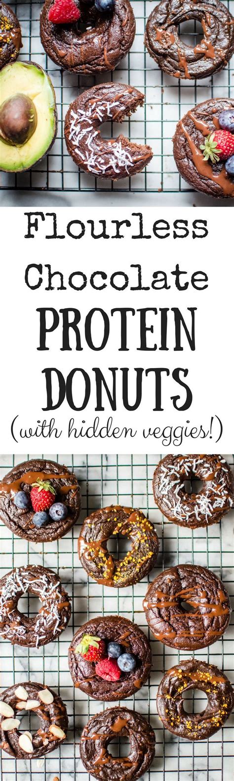 Flourless Chocolate Protein Donuts With Added Veggies Recipe