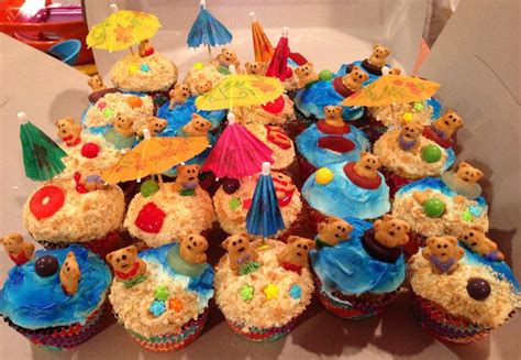 Pop Pops Pool Party Cupcakes Cupcake Party Pool Party Cupcakes