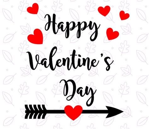 Happy Valentine's Day Svg Free - Layered SVG Cut File
