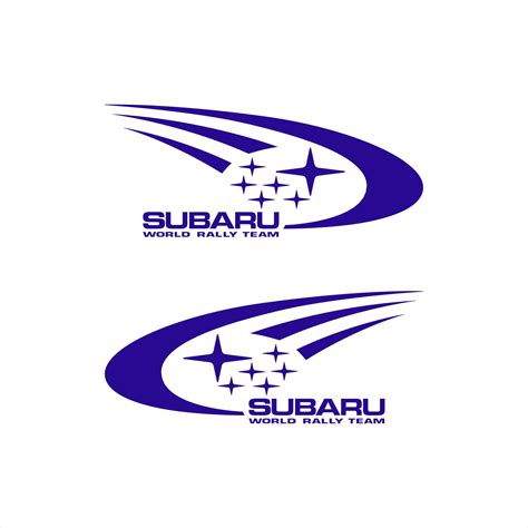 Subaru World Rally Team Decal Discontinued Decals