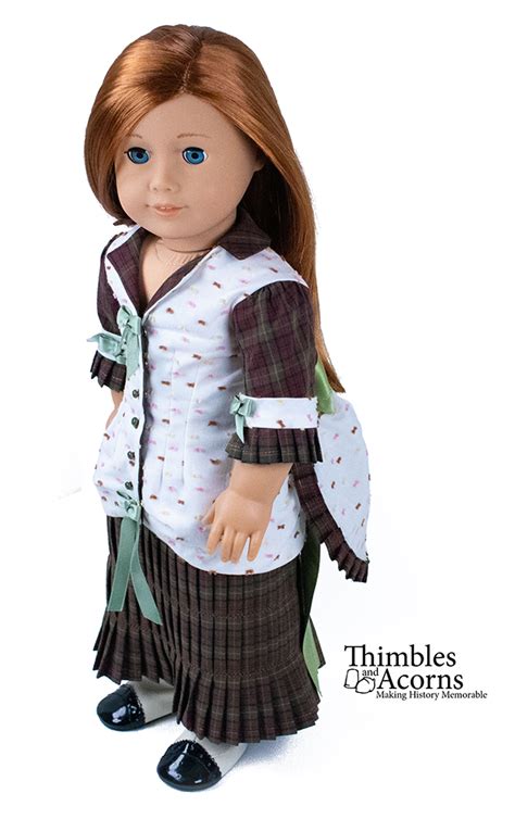 Thimbles And Acorns First Impressions Dress Doll Clothes Pattern 18