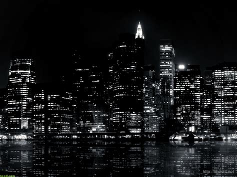 Awesome Black And White City Wallpaper Desktop