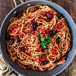 Spaghetti alla Puttanesca - Olivia's Cuisine