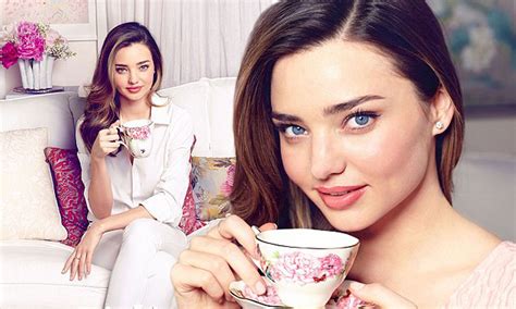 Miranda Kerr Looks Flawless As She Models Teaware Collection Positive Thinking Books Friends