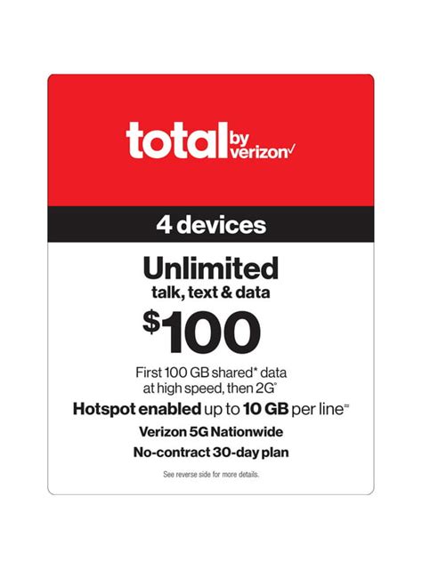 Total By Verizon Prepaid Plans In Total By Verizon