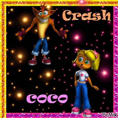 Crash And Coco Bandicoot Free Animated  Picmix