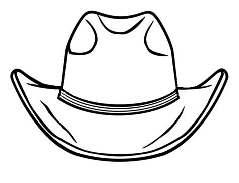 Cowboy Hat Outline Clipart Best