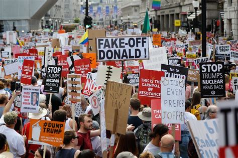Trump S UK Visit And Protests BBC News