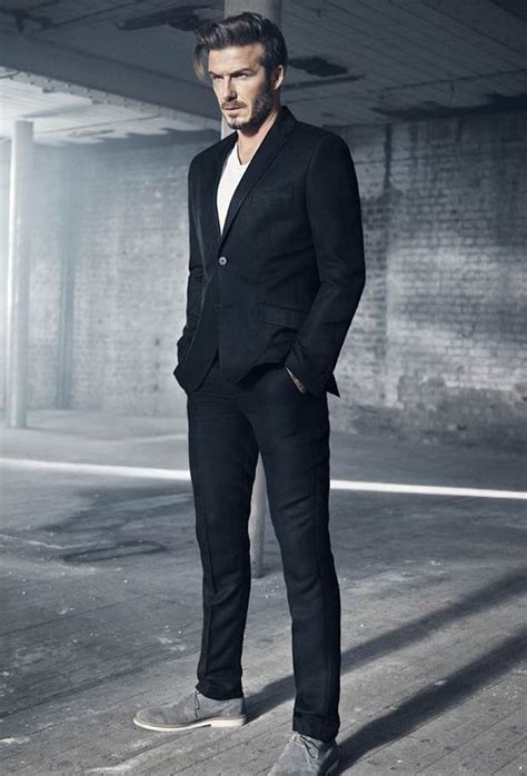 David Beckham Shows Off New Menswear Line Modern Essentials For Handm