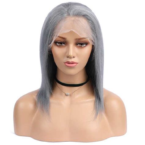 Full Lace Wig Color Grey Silver