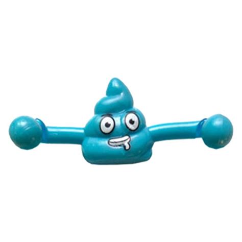 Yfmha Mini Rubber Slingshot Flying Poop Toys Venting Tricky Poo