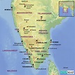 StepMap - South India Map main - Landkarte für India
