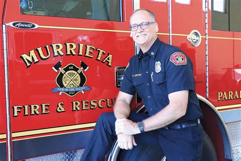 Murrieta Welcomes New Fire Chief David Lantzer The Valley Business Journal