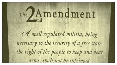 The Beginningthe Constitution Bill Of Rights 2nd Amendment Youtube