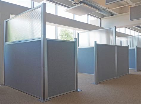 our hush panel configurable cubicle partition system allows infinite space division
