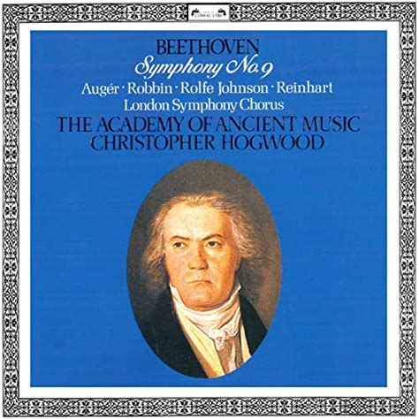 Beethoven Symphony No 9 Choral De Christopher Hogwood And Arleen