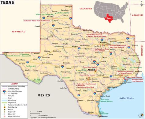 Printable Map Of Texas Useful Info Texas State Map Pr