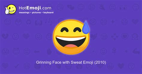 😅 Sweating Emoji Meaning With Pictures From A To Z